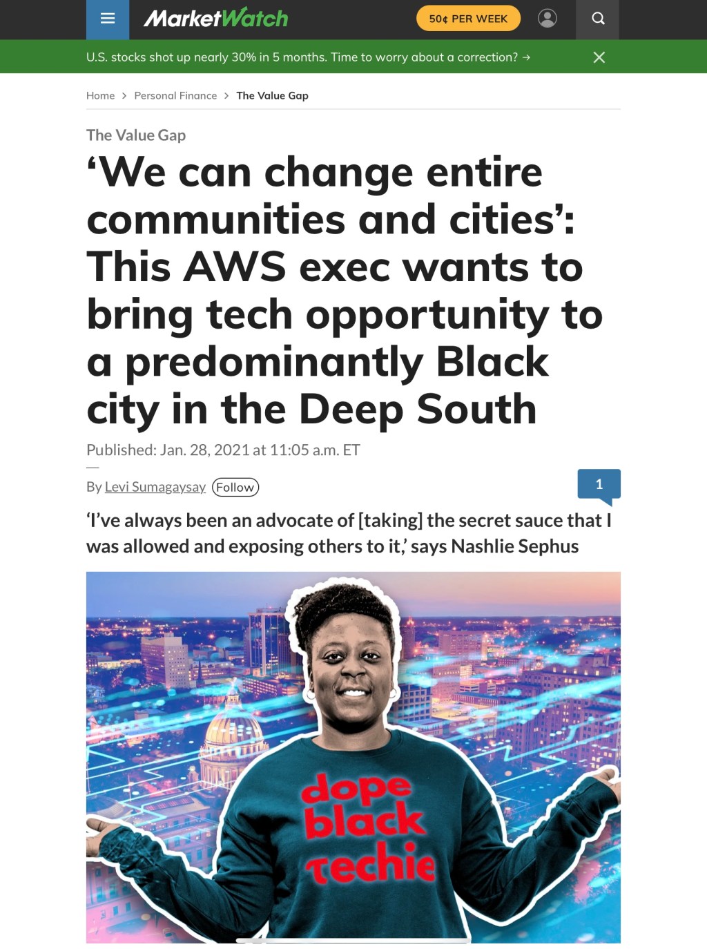 Nashlie Sephus | Market&nbsp;Watch